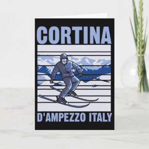 Cortina D'ampezzo Italien Skifahren Karte