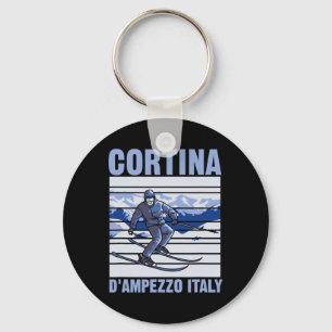 Cortina D'ampezzo Italien Skigebiet Schlüsselanhänger