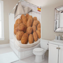 Cortina de ducha croquetas españolas