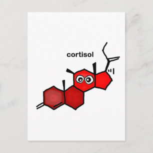 Cortisol Postkarte