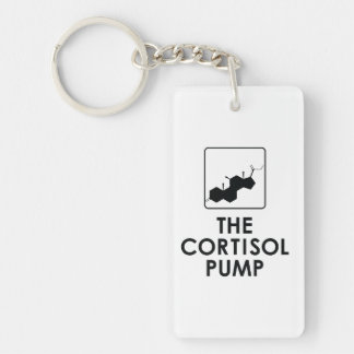 Cortisol Pump Acryl-Schlüsselanhänger Schlüsselanhänger
