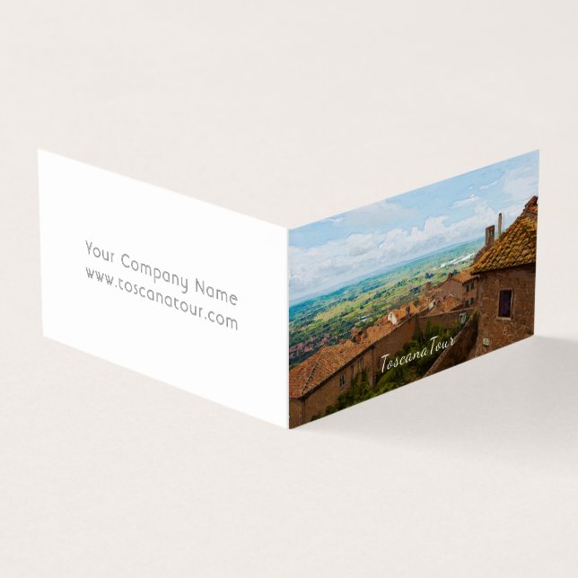 Cortona Toskana Italien Visitenkarten (Vorderseite)
