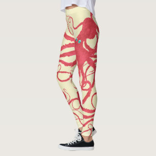 Cortopus auf Creme - Leggings