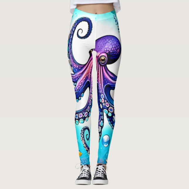Cortopus Glow Design Leggings (Vorderseite)