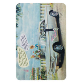 Corvair Cartoon Kühlschrank Magnet von Bard Beach