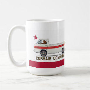 Corvair Community California Rampy Flag Kaffeetasse