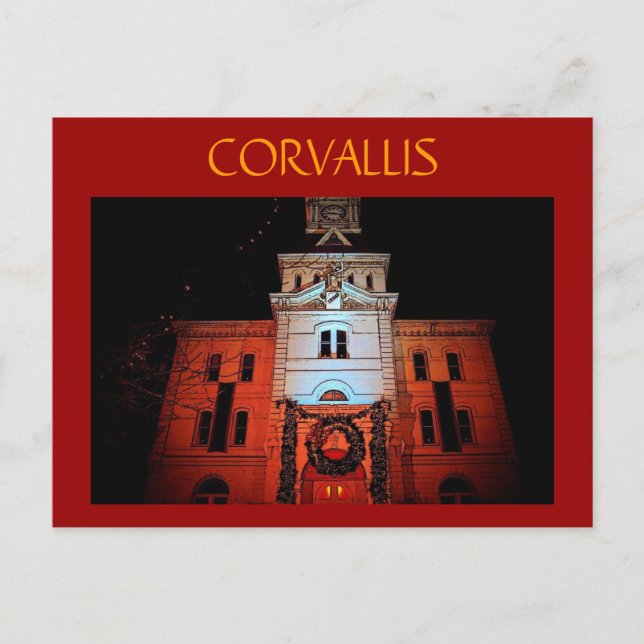 Corvallis Postkarte (Vorderseite)