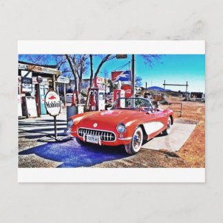Corvette 66 postkarte