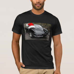 Corvette Black Split Window/Weihnachten T-Shirt