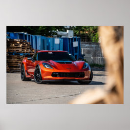 Corvette C7 Z06 Poster