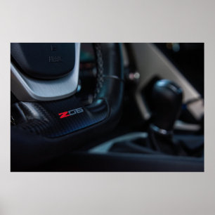 Corvette C7 Z06 Poster