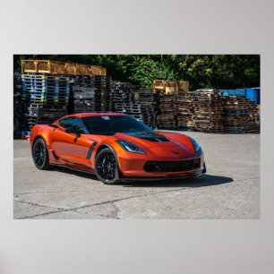 Corvette C7 Z06 Poster