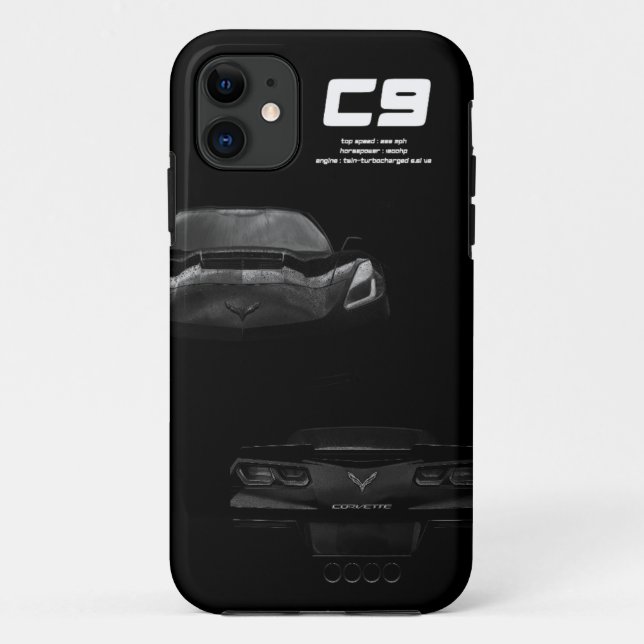 Corvette c9 Case-Mate iPhone hülle (Rückseite)