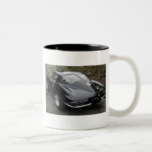 Corvette Classic Black Split Window Zweifarbige Tasse