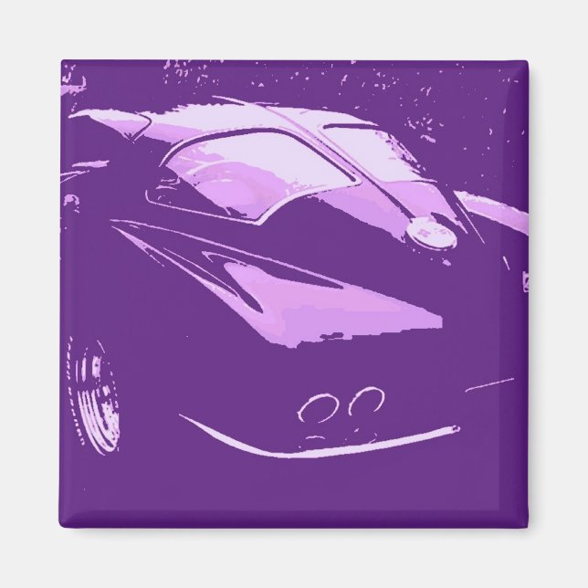 Corvette Classic/Lila Magnet (Vorne)