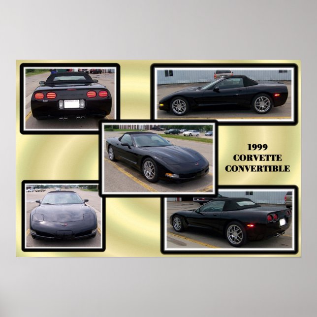 CORVETTE COLLAGE POSTER (Vorne)