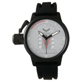 Corvette der Punisher V8 graue Uhr