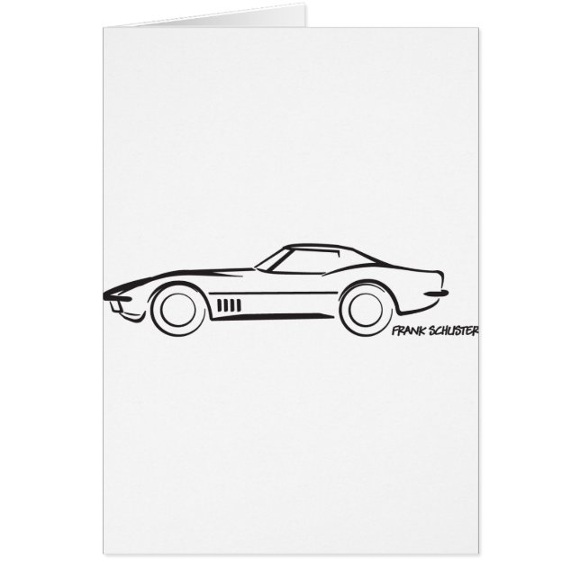 Corvette Hardtop BLK 1968 (Devant)