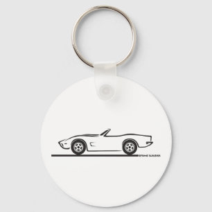 Corvette-Konvertible 1973 Schlüsselanhänger
