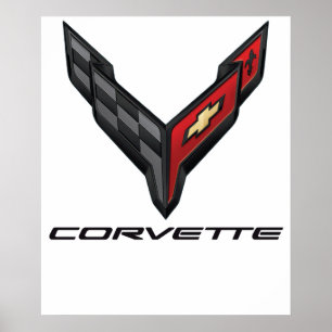 Corvette-Logo2 Poster
