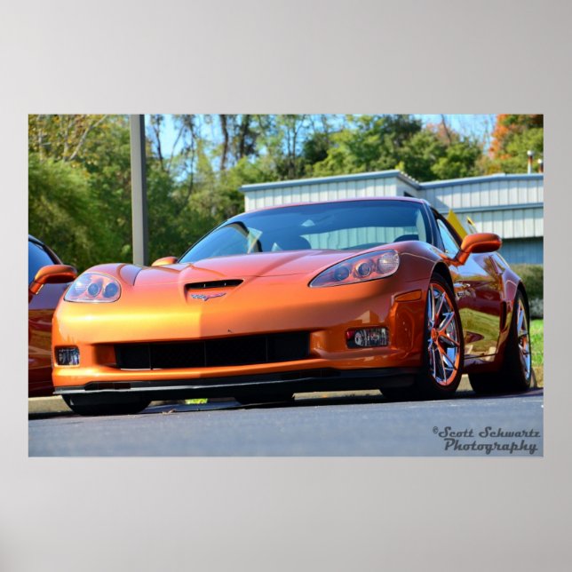 Corvette Z06 Poster (Vorne)