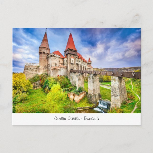 Corvin Schlosspostkarte von Rumänien Postkarte (Vorderseite)