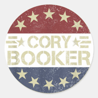 Cory Booker Filibuster New Jersey Stolz auf Cory B Runder Aufkleber