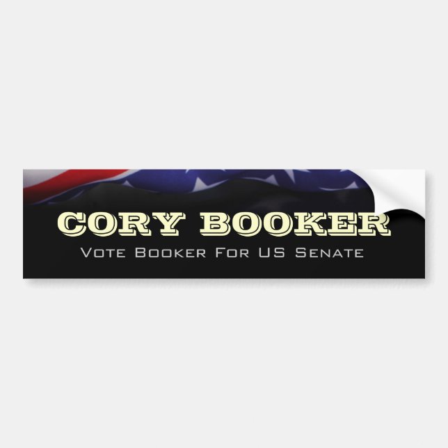 Cory Booker für US-Senats-Kampagnen-Autoaufkleber Autoaufkleber (Vorne)