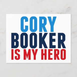 Cory Booker ist mein Held Postkarte