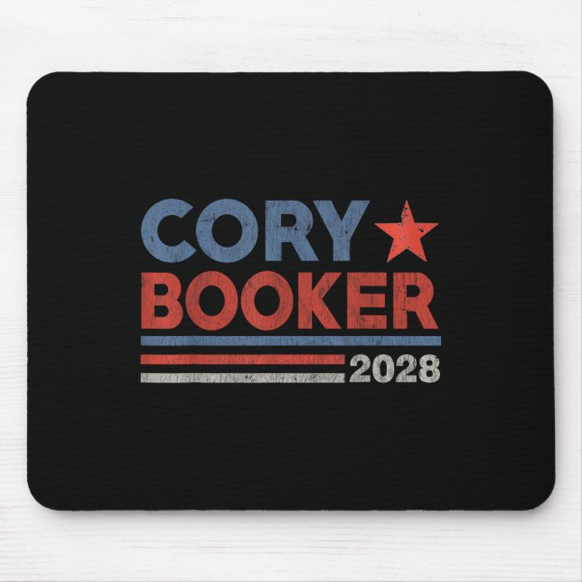 Cory Booker Retro Strip - Cory Booker für Preview Mousepad (Vorne)