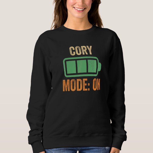 Cory-Modus auf Batterie Sweatshirt (Vorderseite)