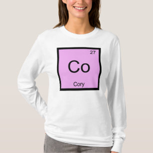 Cory Name Chemie Element Periodensystem T-Shirt