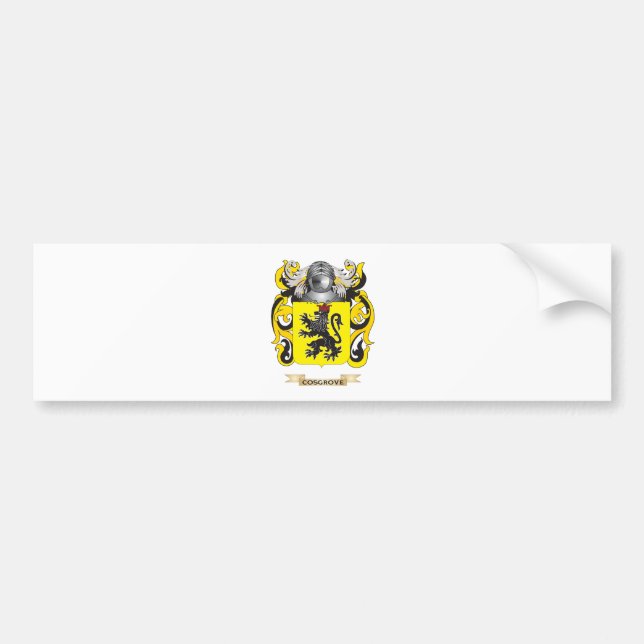 Cosgrove Wappen Autoaufkleber (Vorne)