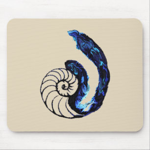 Cosima Tätowierungs-Waisen-Schwarz-kundengerechte Mousepad