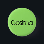 Cosima vom verwaisten schwarzen, beunruhigten button<br><div class="desc">Cosima ist ein Charakter vom Text-Schriftart Fernsehshow Waise Black.distressed,  Druck</div>