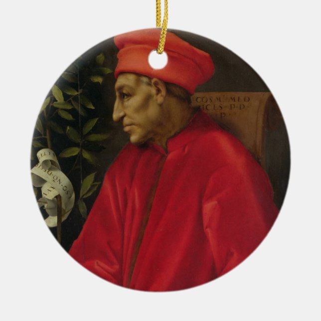Cosimo de Medici (IL Vecchio) (1389-1463) 1518 (O Keramikornament (Vorne)