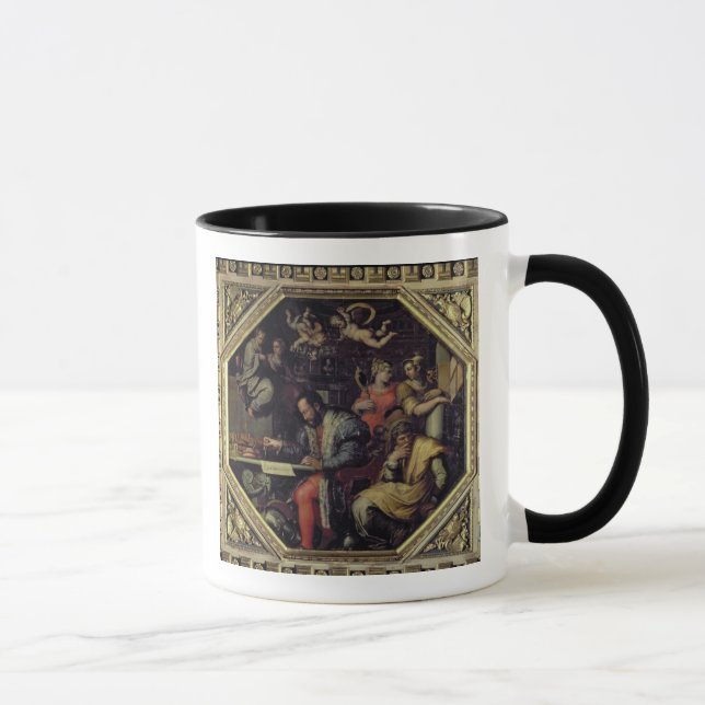 Cosimo I de Medici (1519-74) die conques planend Tasse (Rechts)