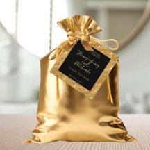 Cosmetikmarke für Schwarz und Gold Glitzer