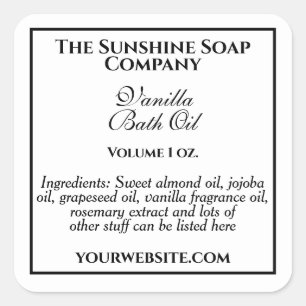 cosmétique savon de style vintage étiquette blanc 
