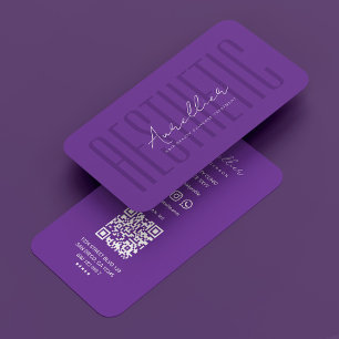 Cosmetologin Royal Lila Visitenkarte