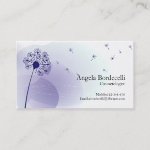 Cosmetologue Carte de visite Gentle Dandelion