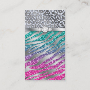 Cosmetologue Carte de visite Parties scintillant Z