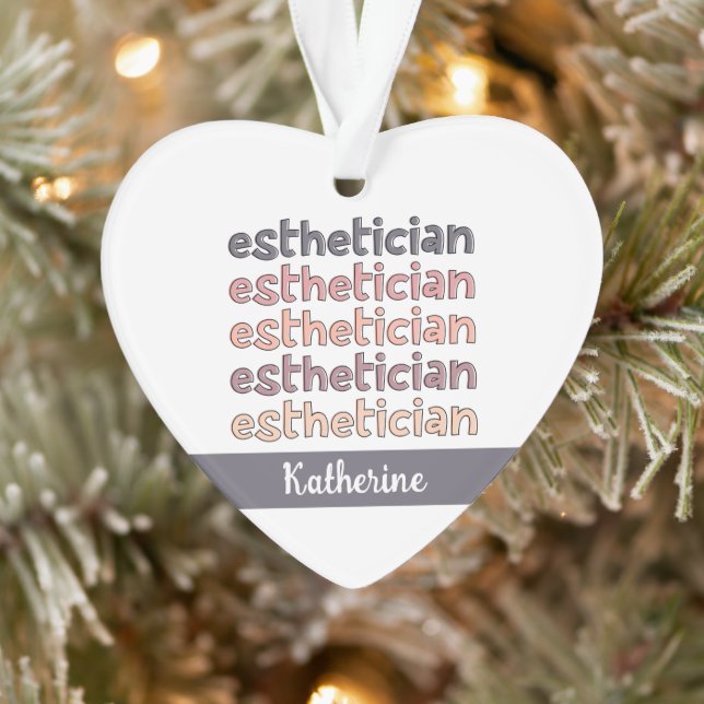 Cosmetologue Esthéticien Personnalisé Beautician (Arbre)