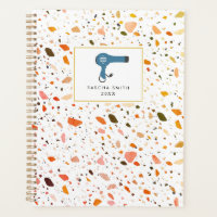 Cosmetologue Motif du Terrazzo du désert Cheveux d