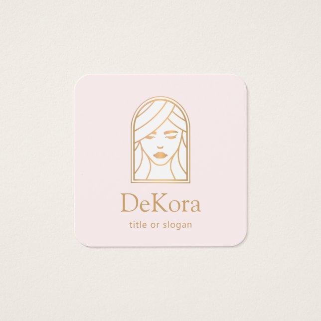 Cosmetologue Pink Beauty Girl Face (Devant)