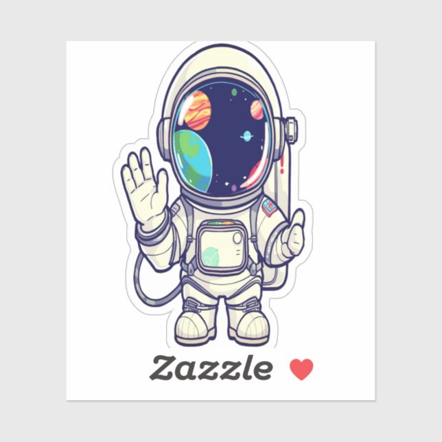 Cosmic Adventure Sticker Set - Weltraumdesigns (Blatt)