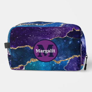 Cosmic Agate Rainbow Holographic Dopp Kit Waschbeutel