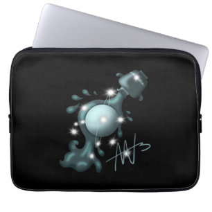 Cosmic Aquarius Uranus Zodiac Laptopschutzhülle