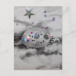 Cosmic Armadillo CricketDiane Art & Design Postkarte
