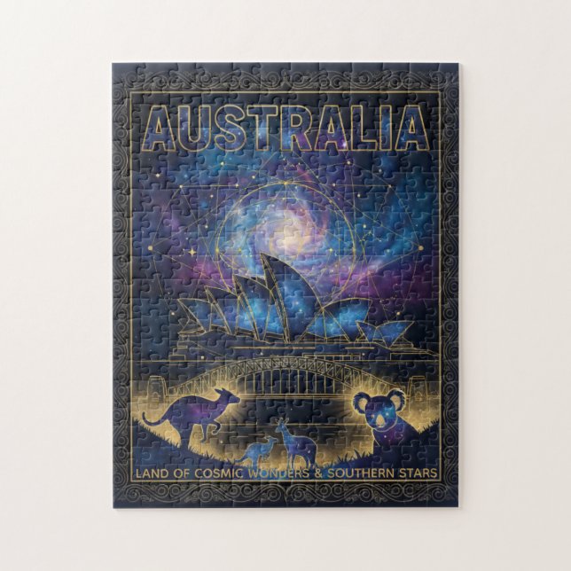 Cosmic Australia Sydney Celestial Art (Vertikal)